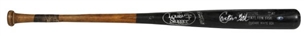 1991 Carlton Fisk Game Used and Signed Louisville Slugger T141 Model Bat (PSA/DNA GU 9)